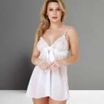 Babydoll Salome Blanco