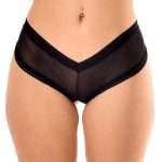 Culotte de tul negro
