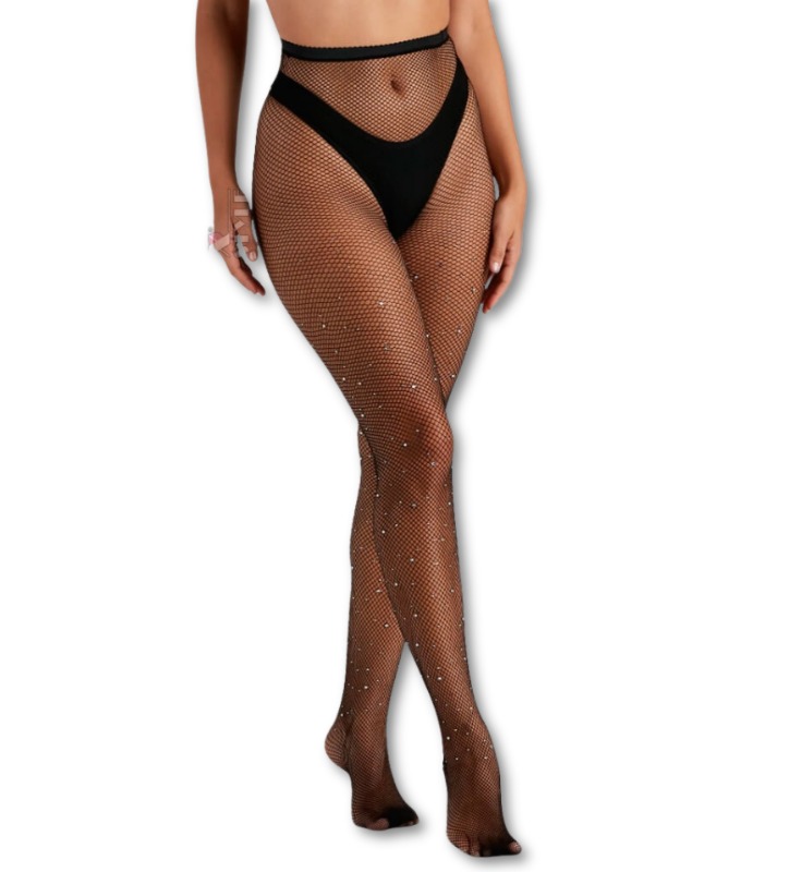 Media entera red negra diamante Media entera red negra diamante