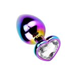Plug anal corazon rainbow