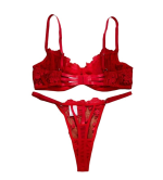 Conjunto «Pampita» Rojo - Imagen 2