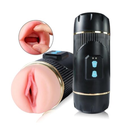 Masturbador Doble con vibrador
