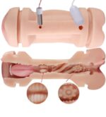 Masturbador doble con vibrador 3