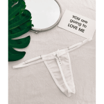 hilo dental blanco mordisco