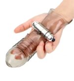 Funda negra para dedos con vibrador