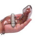 Funda negra para dedos con vibrador 2
