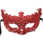 Antifaz Brilloso Rojo