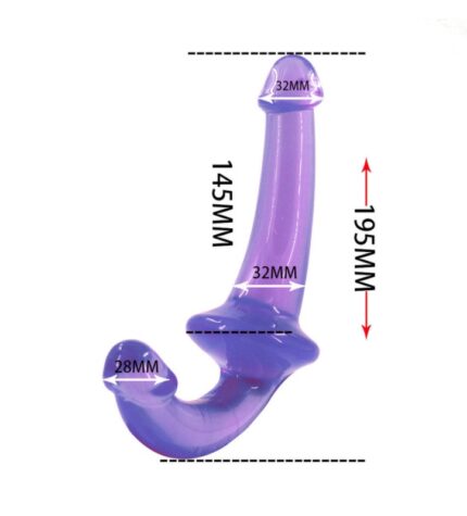 Dildo Doble Arnés sin correas 2