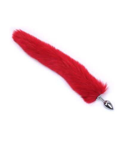 Plug Anal con cola roja