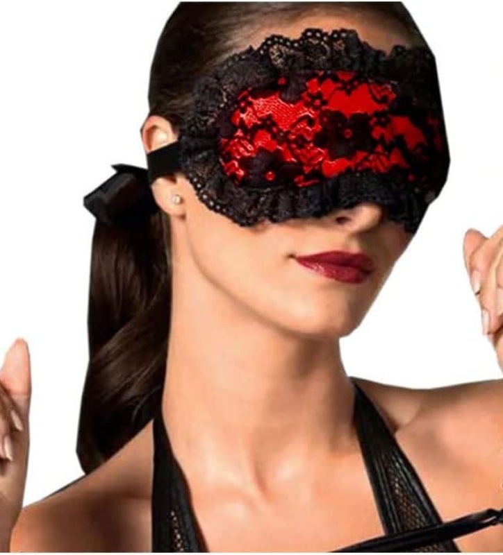 Venda con encaje rojo Venda con encaje rojo