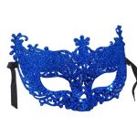 Antifaz Brilloso Azul