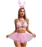 Conejita Sexy con Tutu Rosa