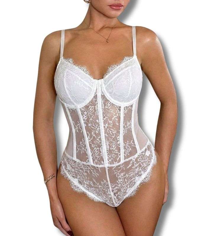 Body Jenna Blanco Body «Jenna» Blanco - Imagen 1